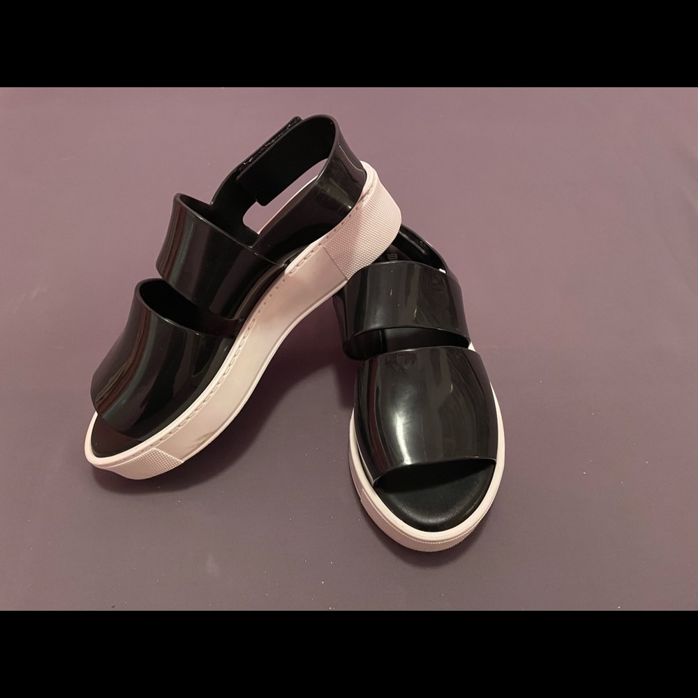 Melissa brand plastic/rubber sandals size 7/38
